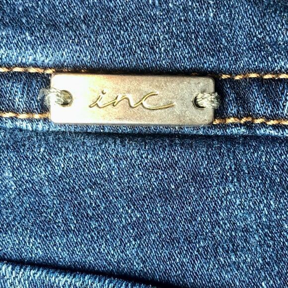 INC International Concepts Skinny Leg Regular Fit Jeans in Blue Wash Women’s 8P - Picture 8 of 12